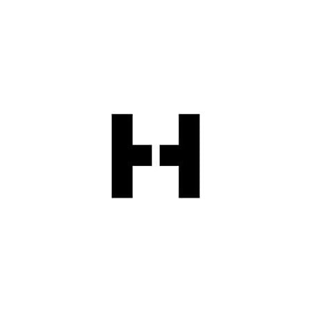National Marker Co Individual Character Stencil 36in - Letter H PMC36-H